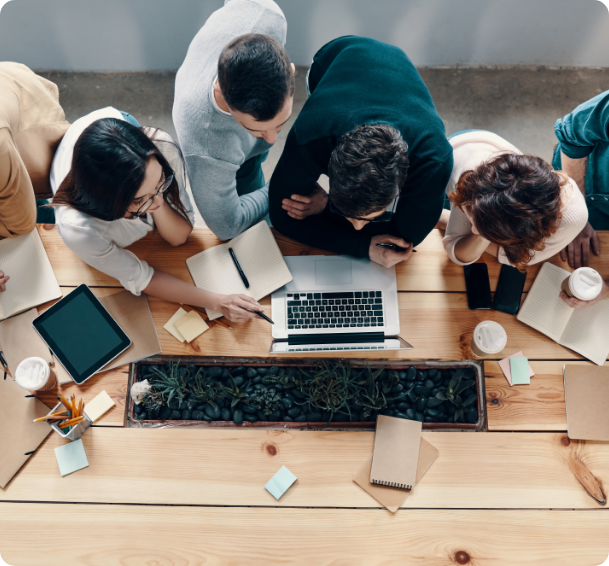 équipe collaborative